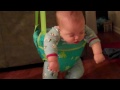 funny baby sleep jumping