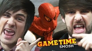 WE SLING SPIDER-MAN'S WEB (Gametime w/ Smosh)