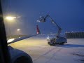 De-icing Boeing 737-800W at Copenhagen Kastrup airport (CPH)