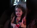 Funny baby dancing in the car Panamericano