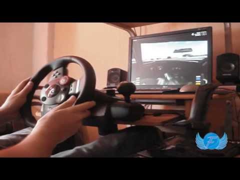 Live For Speed - Logitech Driving Force GT + Logitech Attack 3 .