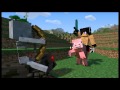 Te pup papa in Minecraft