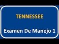 Examen De Manejo De Tennessee 1