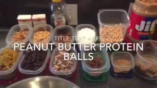 Protein balls
