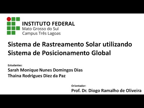 Sistema de Rastreamento Solar utilizando Sistema de Posicionamento Global