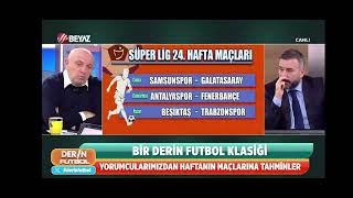 Derin Futbol'da Samsunspor-Galatasaray maçı skor tahmini yapıldı... SAMSUNSPOR  KAYBETMEZ