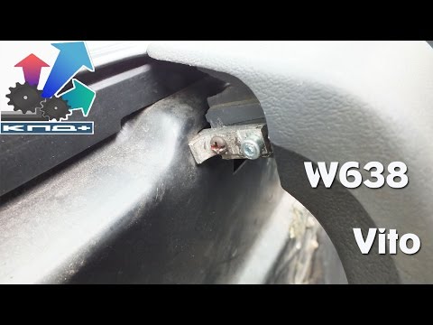 Mercedes Vito 638 repair of the Mersedes Vito 638 door handle