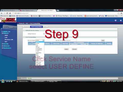 How To Port Forward - ZyXEL P-660HN-T1A