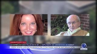 Autoridades confirman dos fallecidos en la explosión de Minnehaha Academy