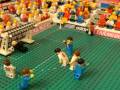Une reconstitution en Lego du match Etats Unis Angleterre et le beau rate du gardien anglais