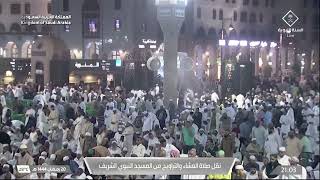 الشيخ حسين آل الشيخ: صلاة التهجد في المسجد النبوي الشريف بالمدينة المنورة تقام الساعة 12:30