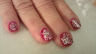 HOW TO GEL MAINCURE CHRISTMAS NAILS