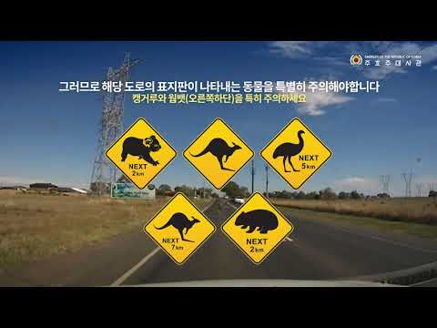 호주도로교통안전 – 제3편 : 호주 고속도로 및 특별표지판