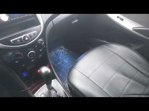 RGB-подсветка ног, Hyundai Solaris