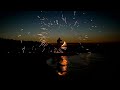 Steel Wool Fireworks on the Beach
