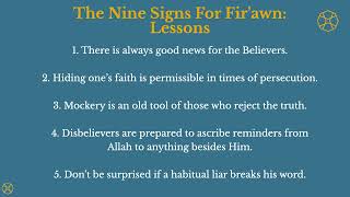 In the Company of Prophets - 44 - The Nine Signs For Fir'awn - Shaykh Abdul-Rahim Reasat