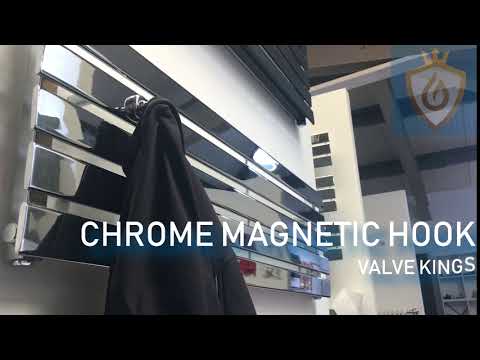 Video of Chrome Magnetic Drop Robe/Coat Hanger