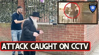 JEWISH MAN PUNCHED BY MUSLIM - CAUGHT ON CCTV