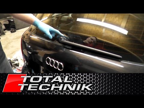 How to Remove Rear Wiper Arm - Audi A4 S4 RS4 - B6 B7 - Avant Estate - TOTAL TECHNIK