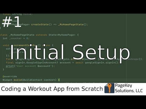 Coding a Workout App from Scratch - #1 Initial Setup