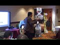 Jagan Jagannathan, Xangati founder and CTO, on the whiteboard at VFD2