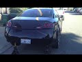 2006 infiniti G35 coupe before and after cat back dual exhaust system