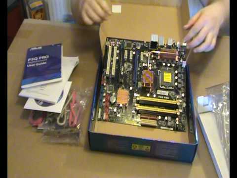 ASUS P5Q PRO And A-DATA DDR2 800+ Extreme Edition 4GB Memory Unboxing