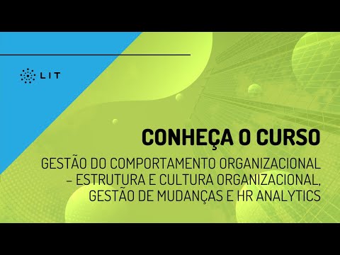 Conheça o curso: Gestão do comportamento organizacional