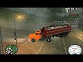 Scania 111s (Jacaré) e carreta entregando a carga de soja GTA San Andreas