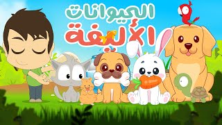 تعليم اسماء الحيوانات الأليفة للأطفال مع زكريا |  اسماء الحيوانات الأليفة باللغة العربية