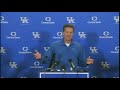 Kentucky Wildcats TV: Coach Cal Press Conference