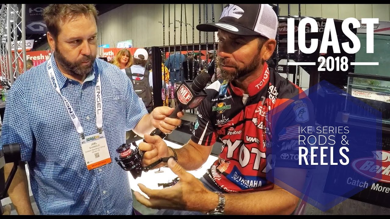 Mike Iaconelli with the NEW Ike Series Fishing Rods and Reels! Bass Fishing  Video