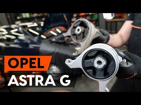 Как заменить опору двигателя на OPEL ASTRA-G CC 1 (F48,F08) (ВИДЕОУРОК AUTODOC)