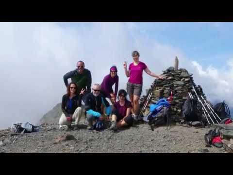 Andorra: Estanyo, Tristaina and Besali peaks. Pyrenees