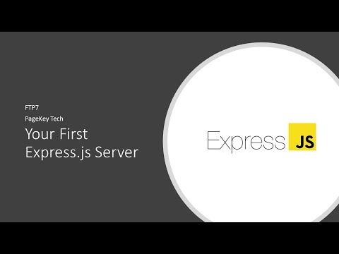Create a Simple API - Express.js | First Time Programmer