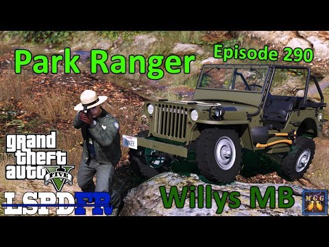Park Ranger Patrol in a Jeep Willys MB | GTA 5 LSPDFR Episode 290