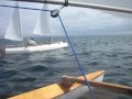 New Solway Dory trimarans on expedition in the Sound of Jura