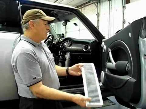 MINI Cooper Cabin Air Filter Removal and Replacement