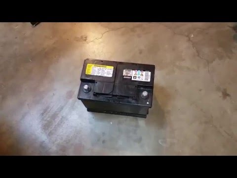 2010-2016 GMC Terrain SUV - Old OEM Battery - Removing & Replacing 12 Volt Battery