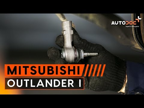 Как да сменим кормилен накрайник на напречната кормилна щанга на Mitsubishi Outlander 1