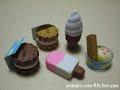 Kutsuwa - Eraser making kit #4 - Ice cream shaped erasers