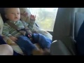 Baby dancing in car seat