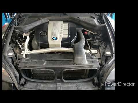 BMW X5 E70 thermostat & coolant pump repleacment M57N2 3.5D leak wymiana pompa wody termostat.
