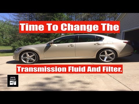Lexus GS350 IS350: How To Change The Transmission Fluid And Filter