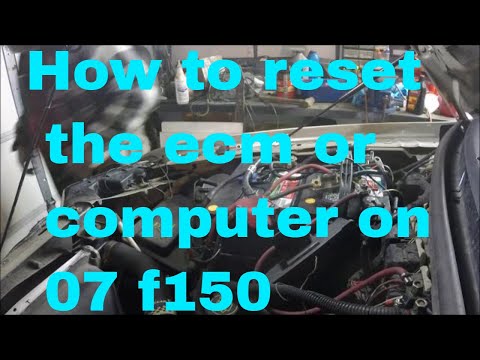 How to reset the ecm or computer on 07 f 150 5.4
