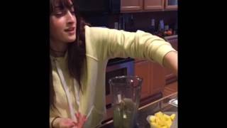 Williams Sisters pineapple coconut protein smoothie. 