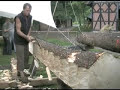 Niemieccy drwale a domy z bali