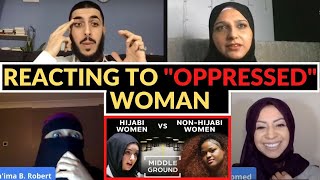 HIJABIS REACT TO OPPRESSED WOMAN - REACTION VIDEO