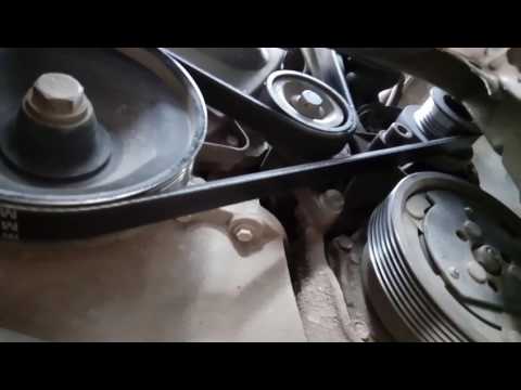 Generator belt bypassing the air conditioner compressor on RENAULT LOGAN