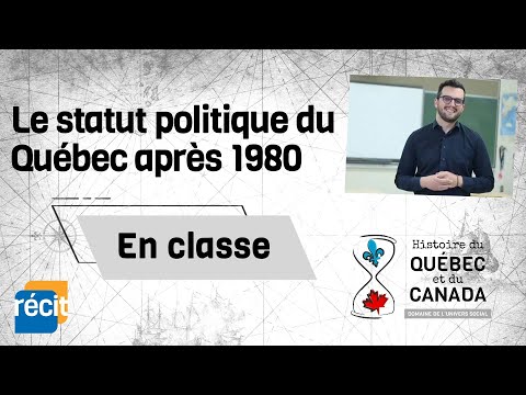 Le statut politique du Québec après 1980